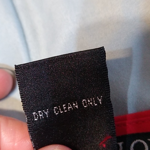 Scott Taylor Petite Skirt Red Black Embroidered 6P - Picture 4 of 8